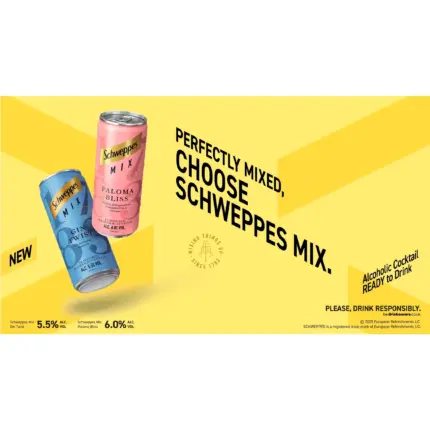 Schweppes Mix Gin Twist Cocktail 250ml 2