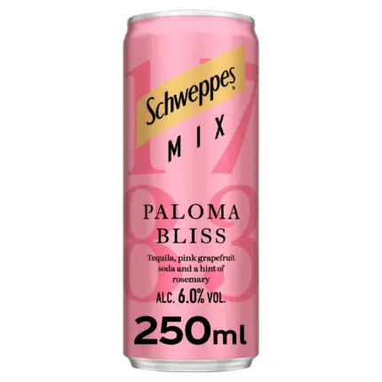 Schweppes Mix Paloma Bliss Tequila Cocktail 250ml