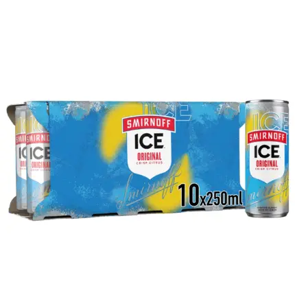 Smirnoff Ice Original Vodka Mixed Drink Can 4 Vol 10x250ml