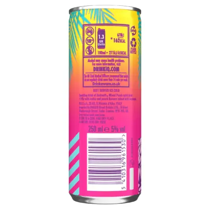Smirnoff Vodka Miami Peach And Lemonade 250ml 2