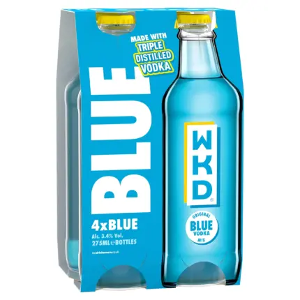 WKD Original Alcoholic Mix Blue 4 X 275ml