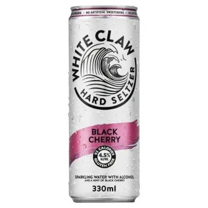 White Claw Black Cherry Hard Seltzer Cans 12 X 250ml Case 2