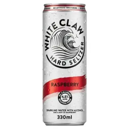 White Claw Raspberry Hard Seltzer Cans 12 X 250ml Case 2